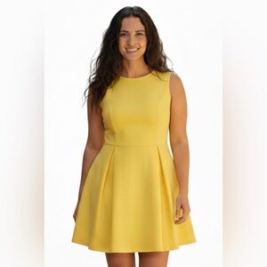 LOFT Elegant Yellow Dress